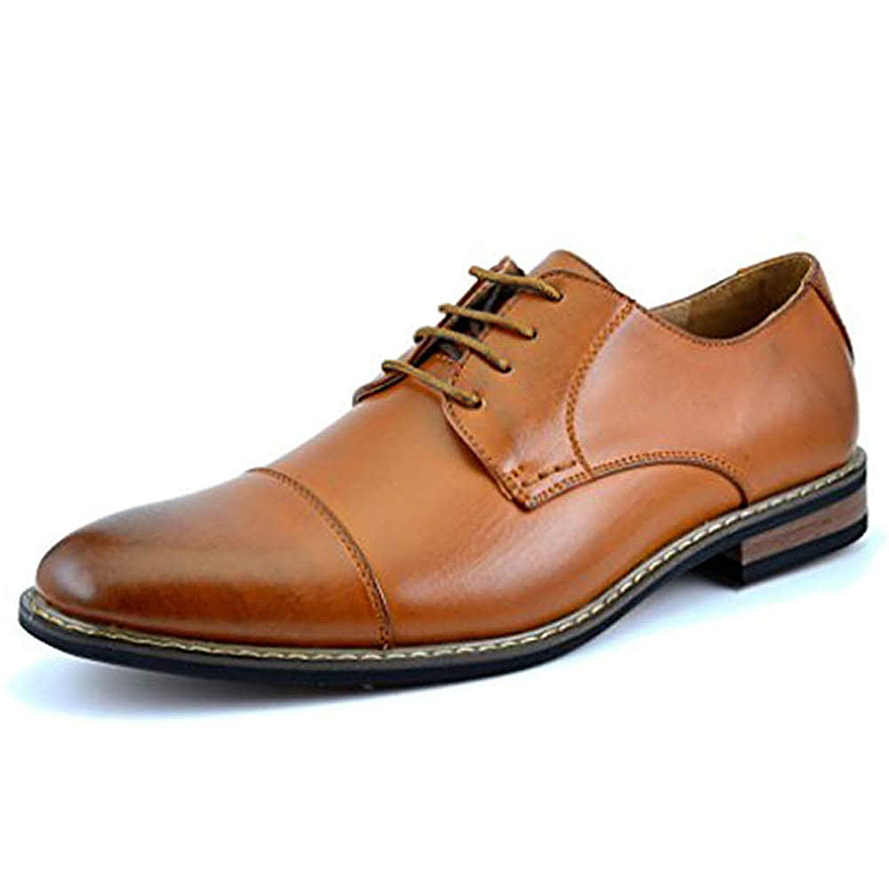 Bruno Marc Classic Modern Oxford Wingtip Lace Dress Shoes