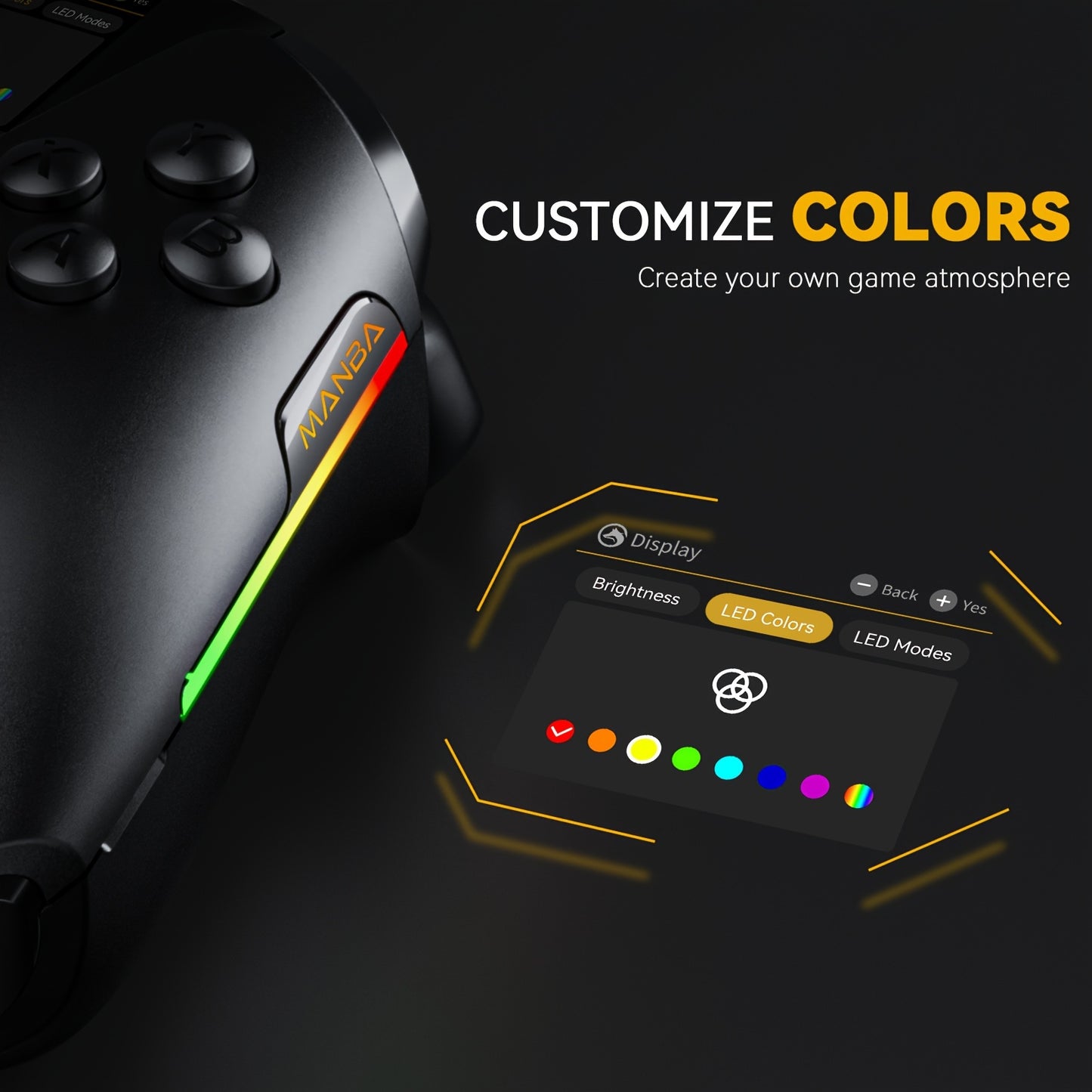 FIEHDUW Wireless Gaming Controller For PC Switch Android
