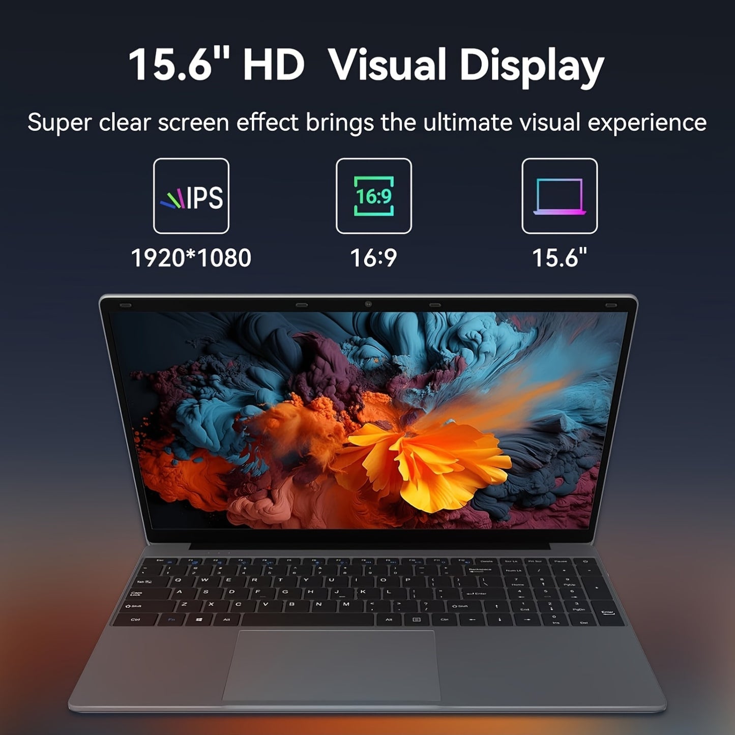 Laptop Intel Celeron N5095 16GB 1TB SSD Backlit Keyboard