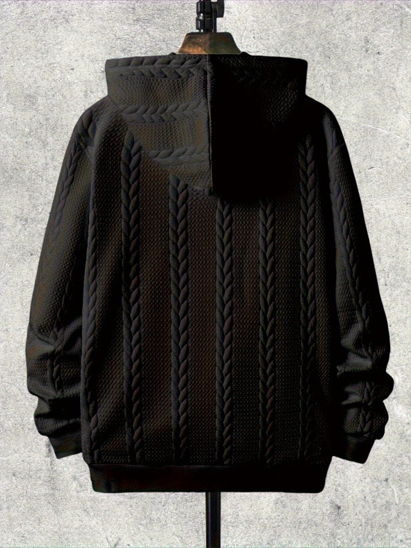 Mens Hooded Zip Up Jacket Lightweight Warm Coat Everyday