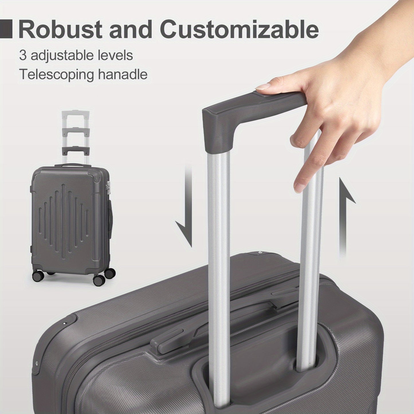 AutoForever Luggage Set With Corner Protectors And TSA Lock