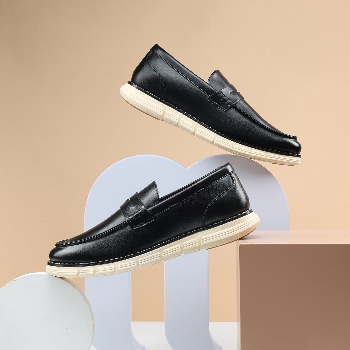 Bruno Marc Men's Classic Slip On Loafers Rubber Sole