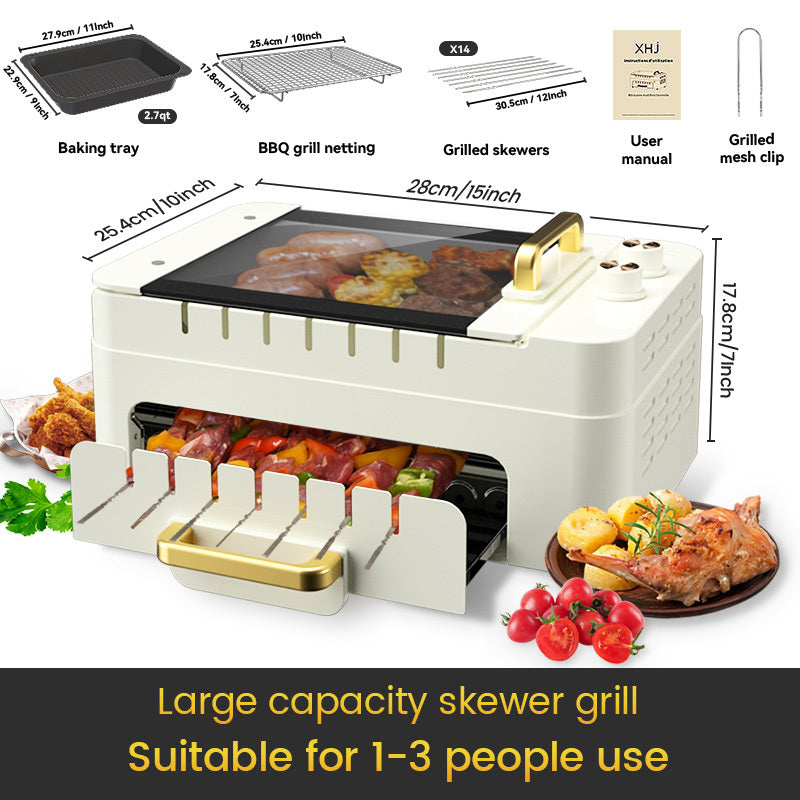 All Nations Emporium Smokeless Electric Grill Temp Control
