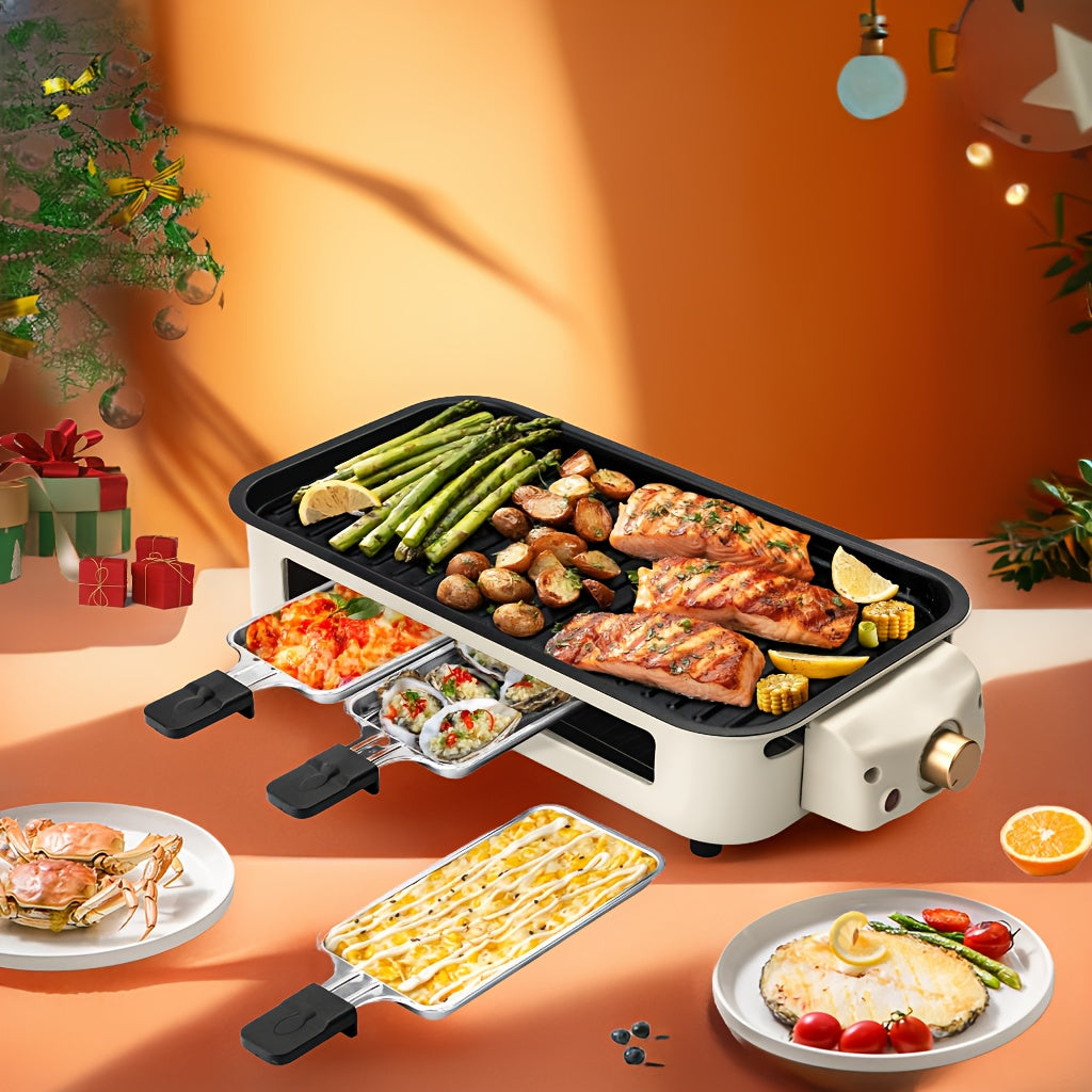 Susteas 1500W Smokeless Indoor Outdoor Electric Grill