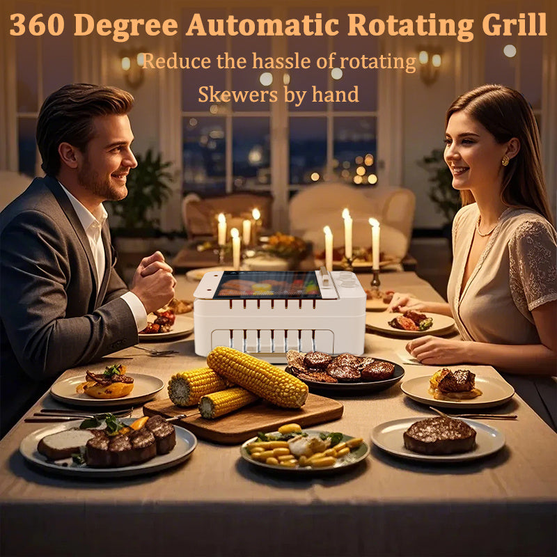All Nations Emporium Smokeless Electric Grill Temp Control