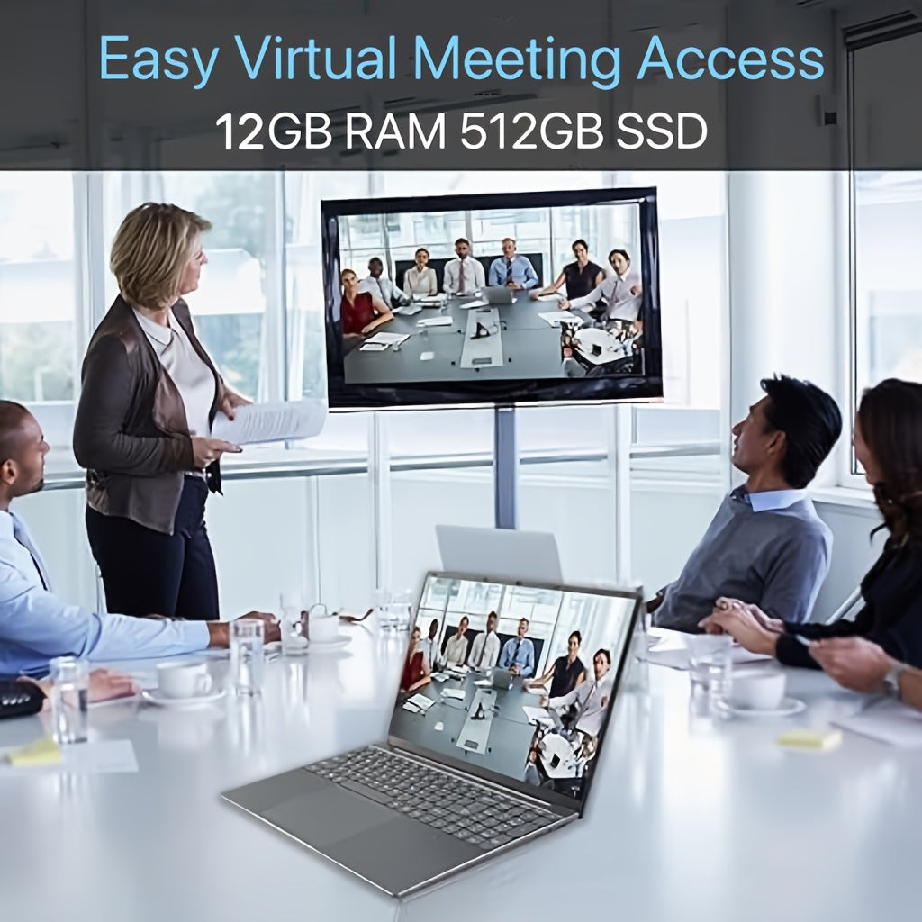 Lightweight Celeron Laptop With 12GB RAM And 512GB SSD