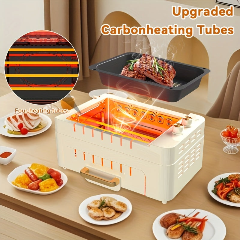 Smokeless Electric Grill 110V Plug With Temperature Control