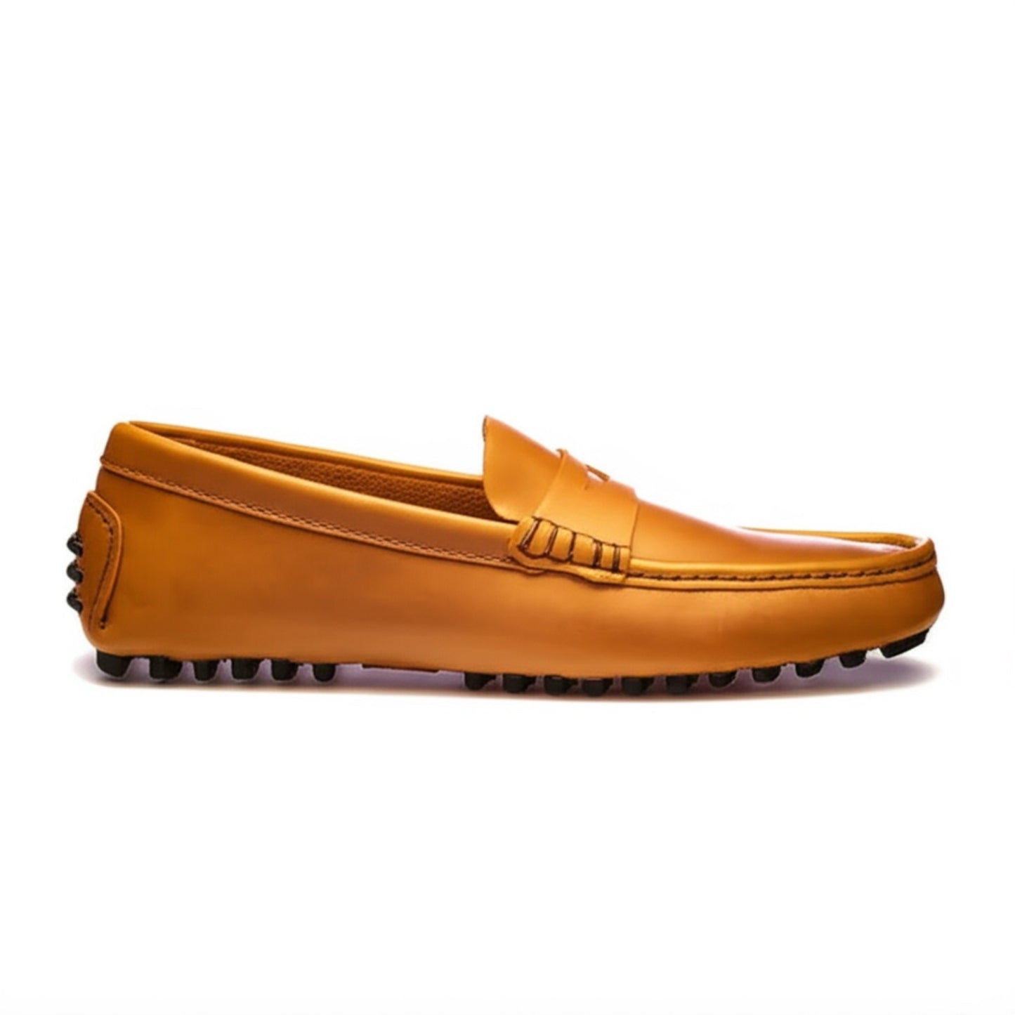 FROATS Oiled Leather Driving Moc Penny Loafer For Men