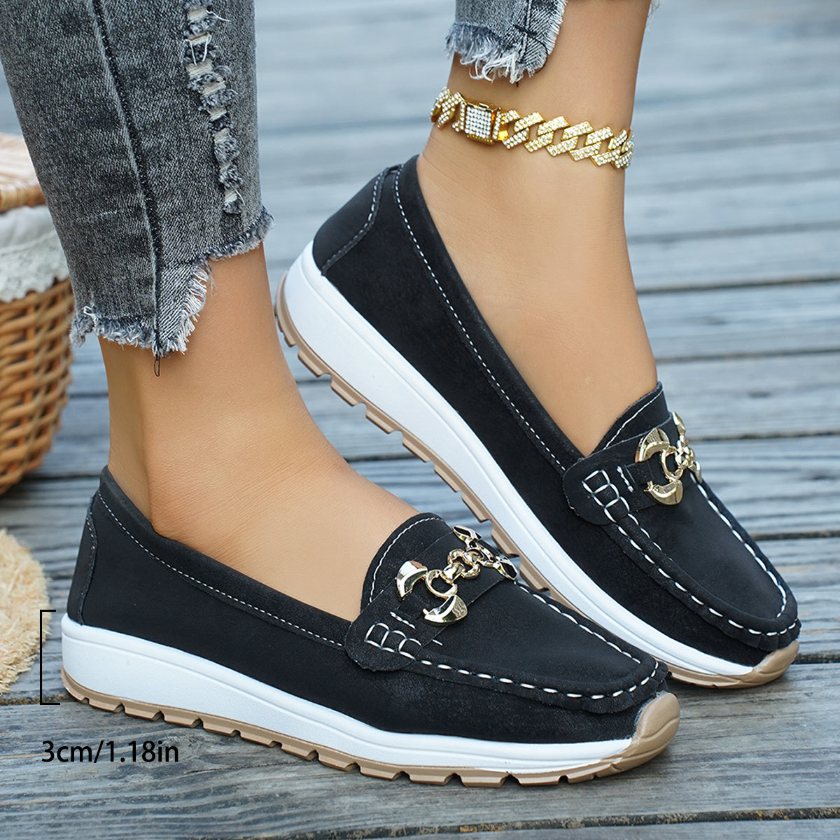 All Nations Emporium Women Slip On Loafers All Season