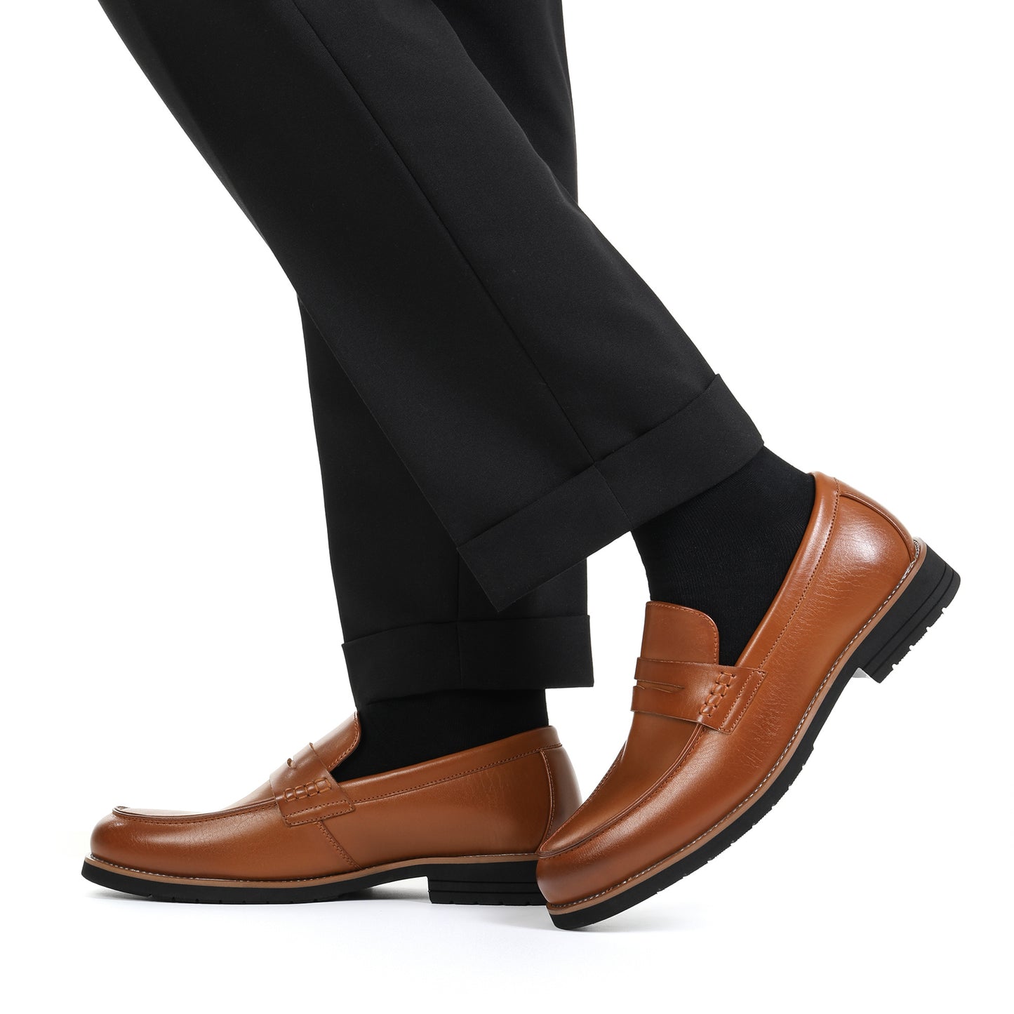 Bruno Marc Mens Dress Slip On Penny Loafers Business Shoes