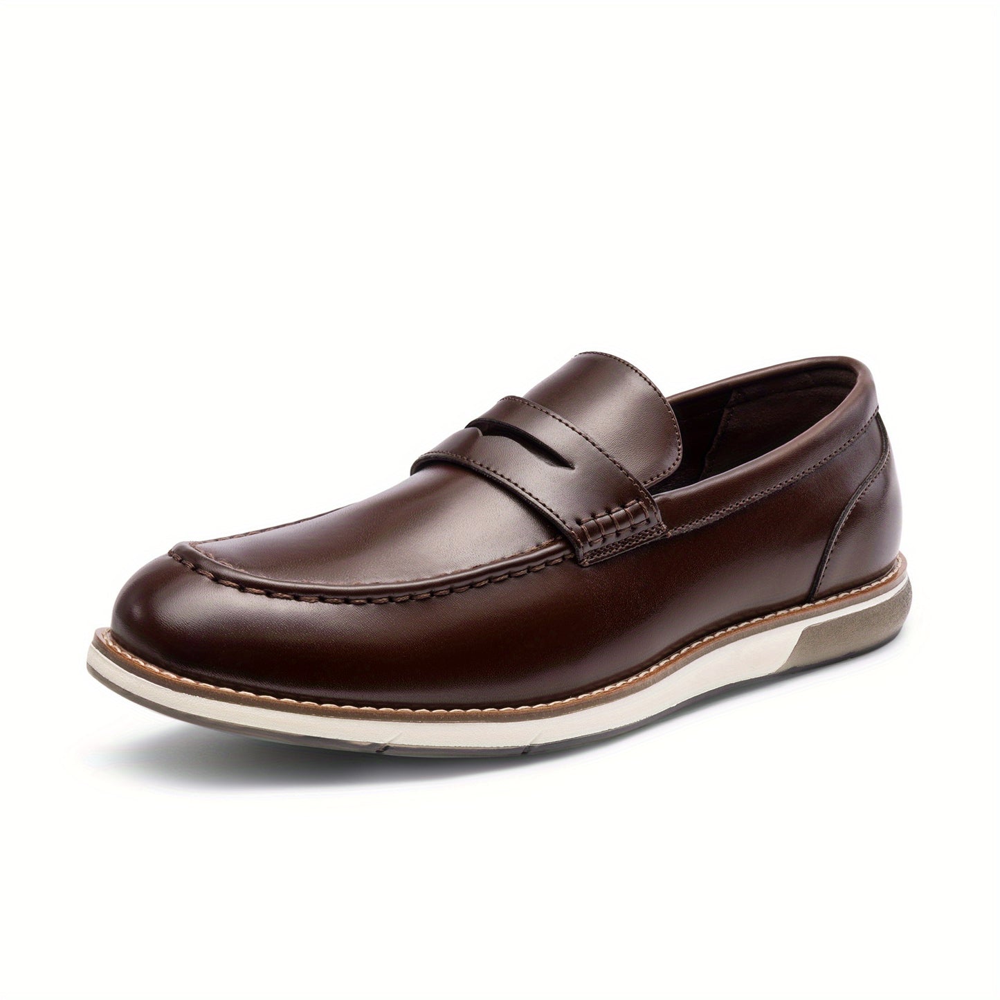 BRUNO MARC Men Slip On Penny Loafers Vegan Dress Shoes