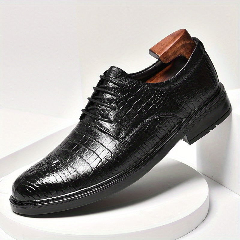 All Nations Emporium Mens British Formal Loafers Crocodile