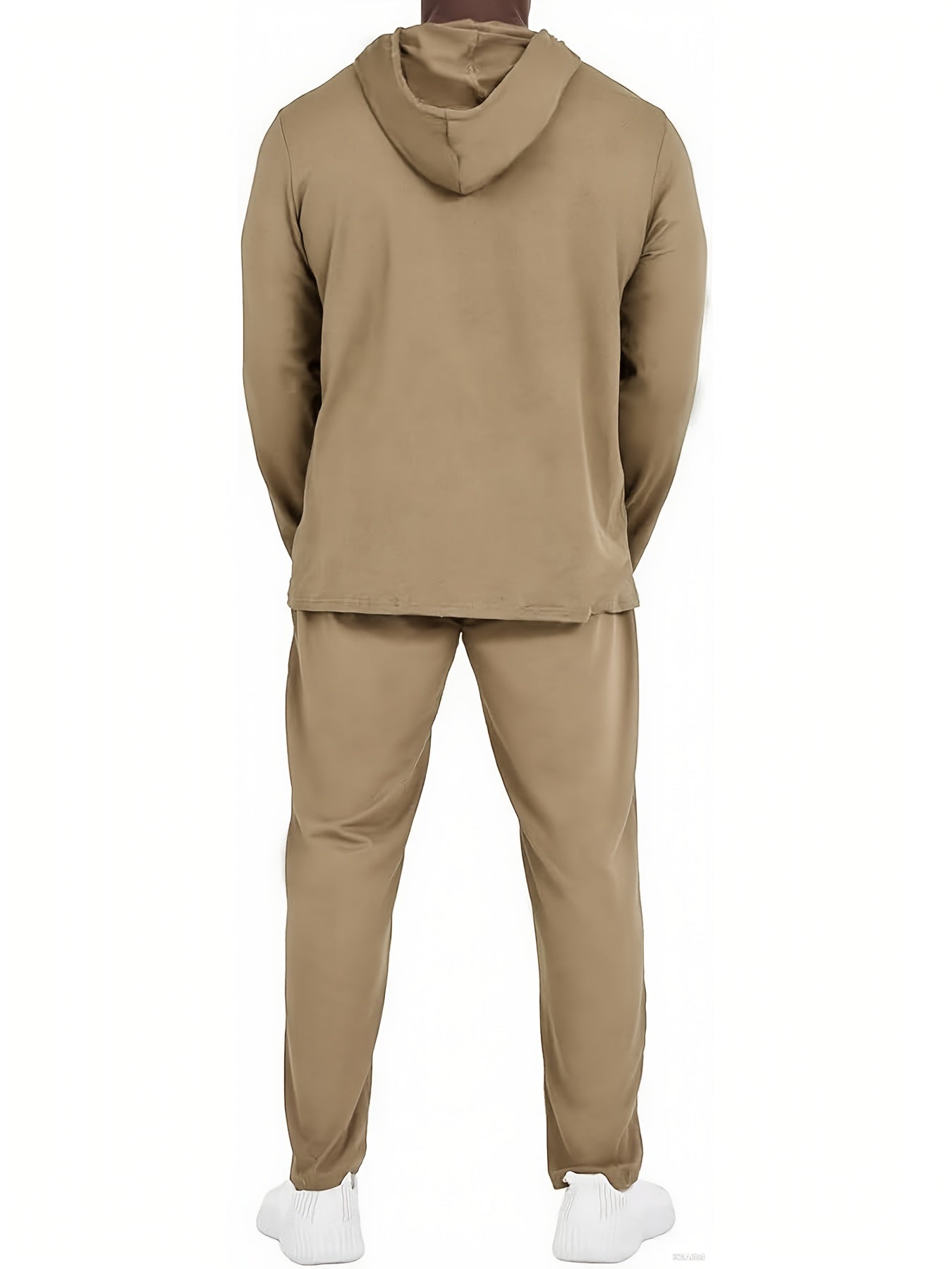 Men's Two Piece Sweatsuit Set Hooded Jogger Tracksuit