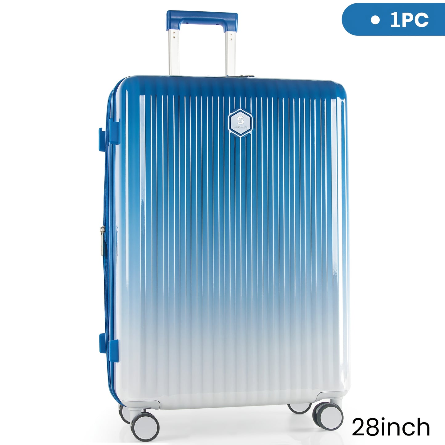 Expandable Hard Shell Luggage With Spinner Wheels TSA Lock