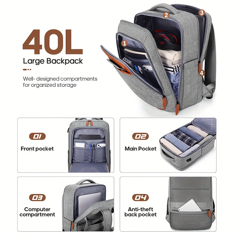 Hybrid Hardside Luggage Set With Spinner Wheels Carry On