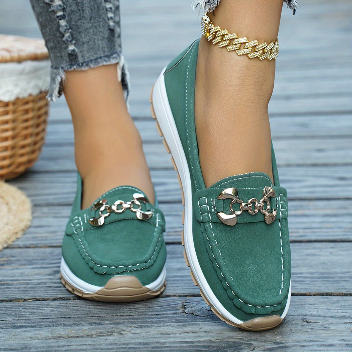 All Nations Emporium Women Slip On Loafers All Season