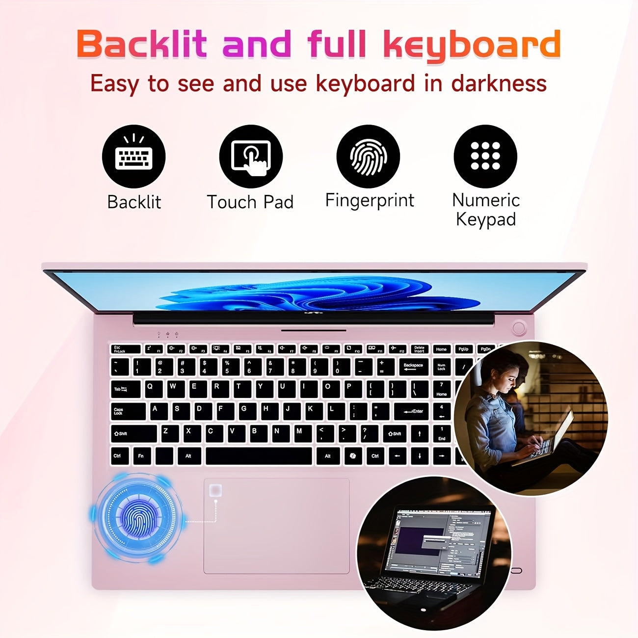 Intel Pentium N100 Laptop 16GB RAM 1TB SSD With WiFi 6