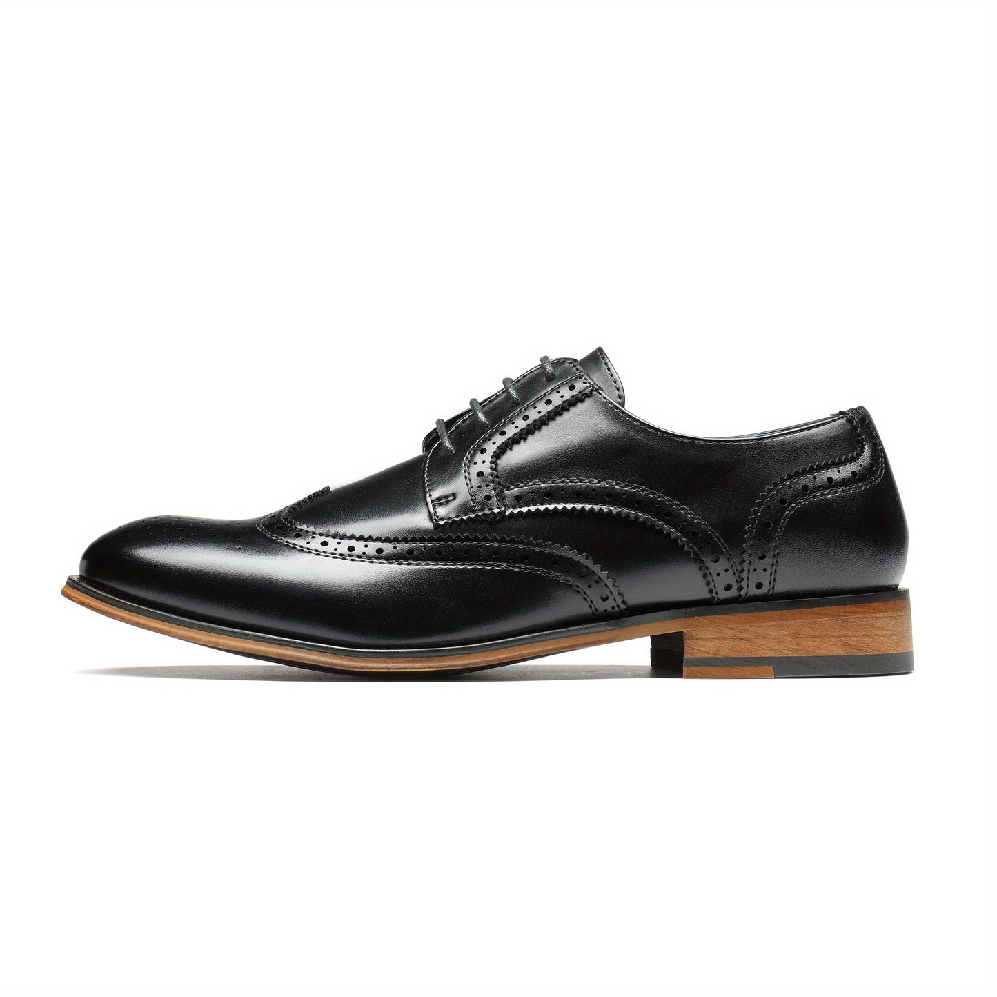 Bruno Marc Mens Elegant Oxford Dress Shoes Non Slip Sole