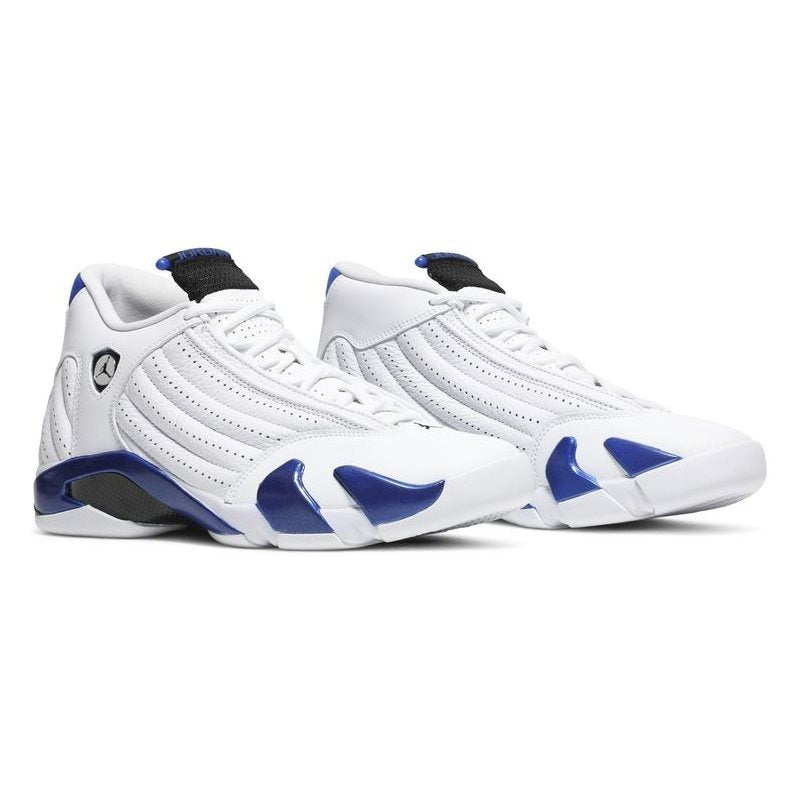Nike Air Jordan 14 Retro White Hyper Royal Sneaker Edition