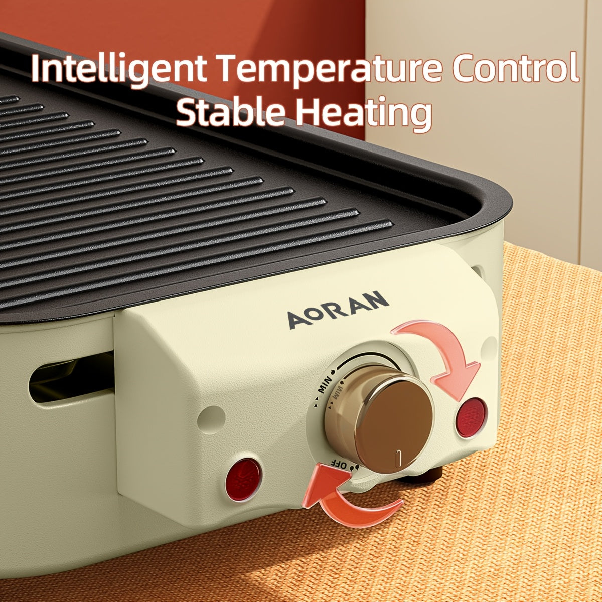 Aoran 2 In 1 Electric Grill And Skillet Nonstick Removable