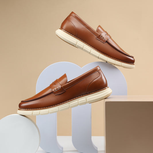 Bruno Marc Men's Classic Slip On Loafers Rubber Sole