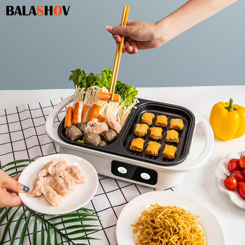 Balashov US Plug Multi Function Electric Hot Pot Grill