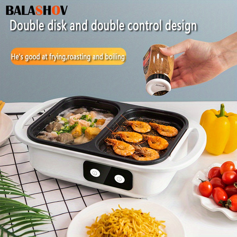 Balashov US Plug Multi Function Electric Hot Pot Grill