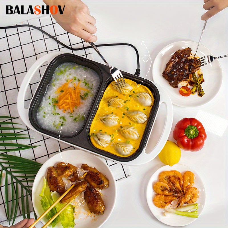 Balashov US Plug Multi Function Electric Hot Pot Grill