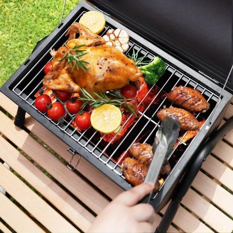 Roa Portable Folding Charcoal Grill With Smokeless Grills
