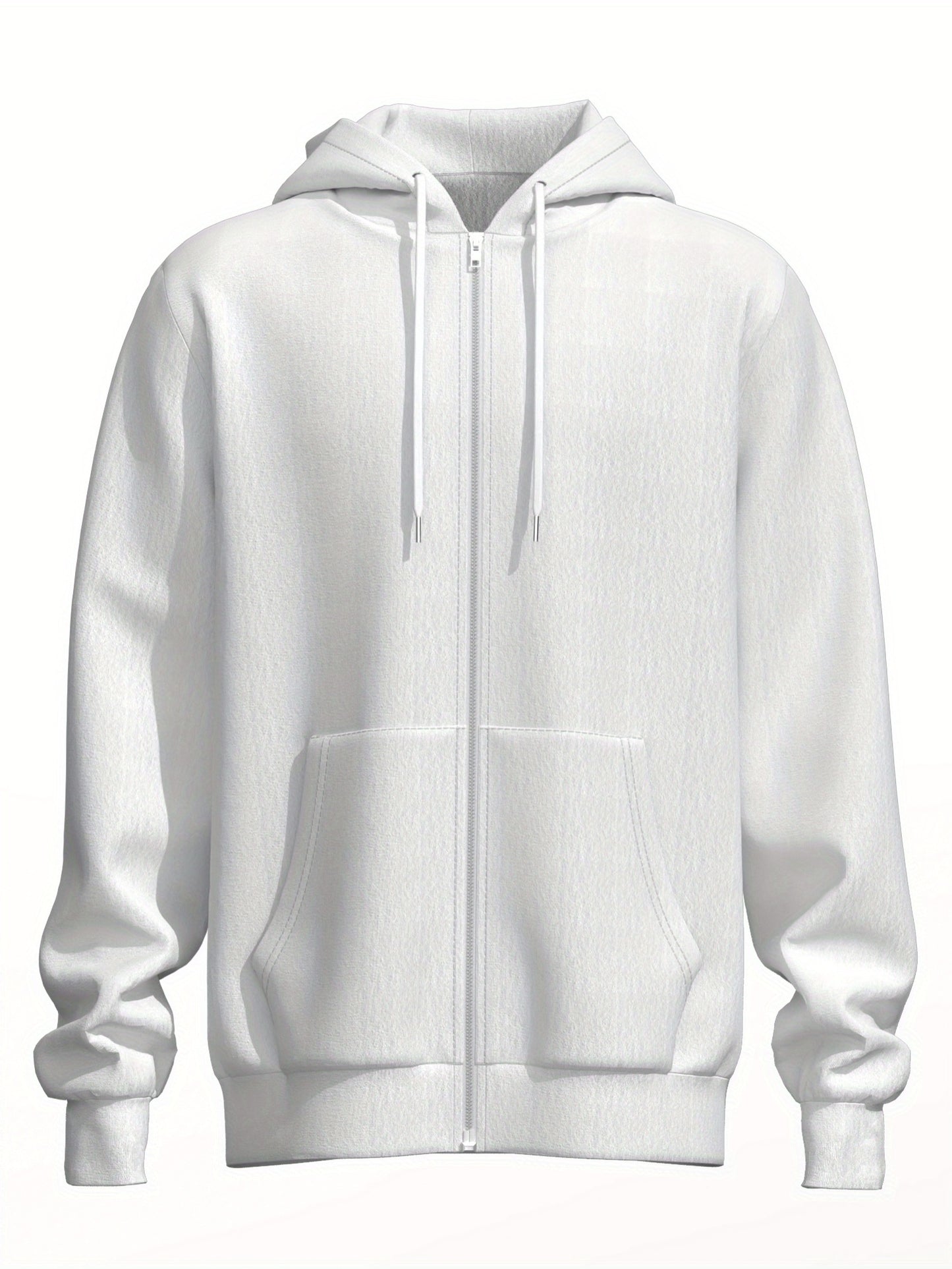 Desi Mens Full Zip Hoodie With Front Pockets Sweatshirt