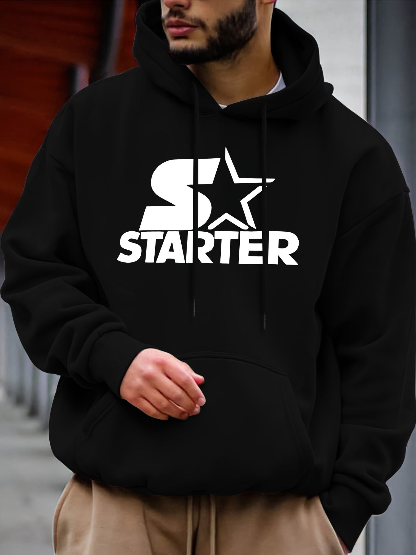 Starter Men's Hoodie Graphic Pullover Sweatshirt For Gym