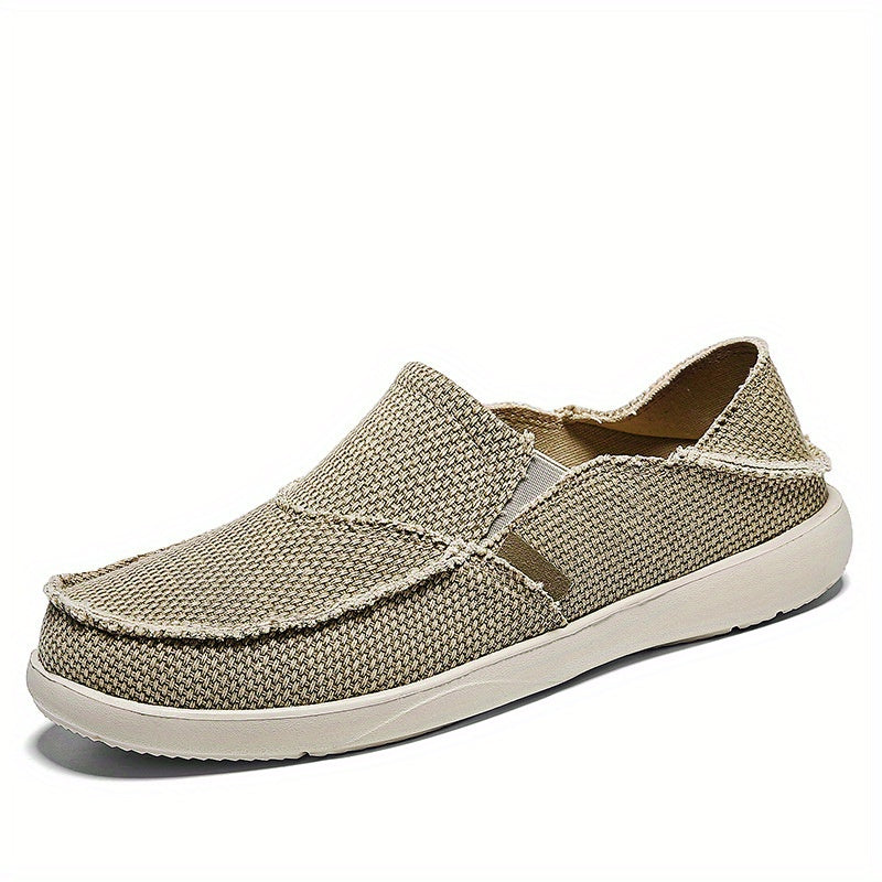 All Nations Mens Lightweight Slip On Canvas Loafers EVA