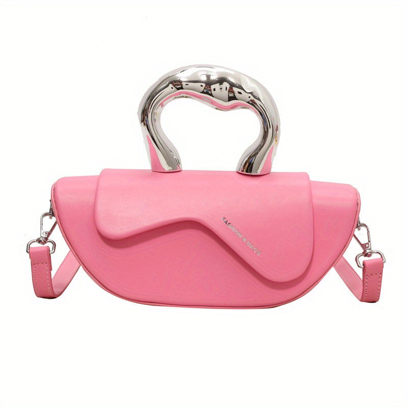 Cross Border Saddle Bags Messenger Bag For Women PU Leather