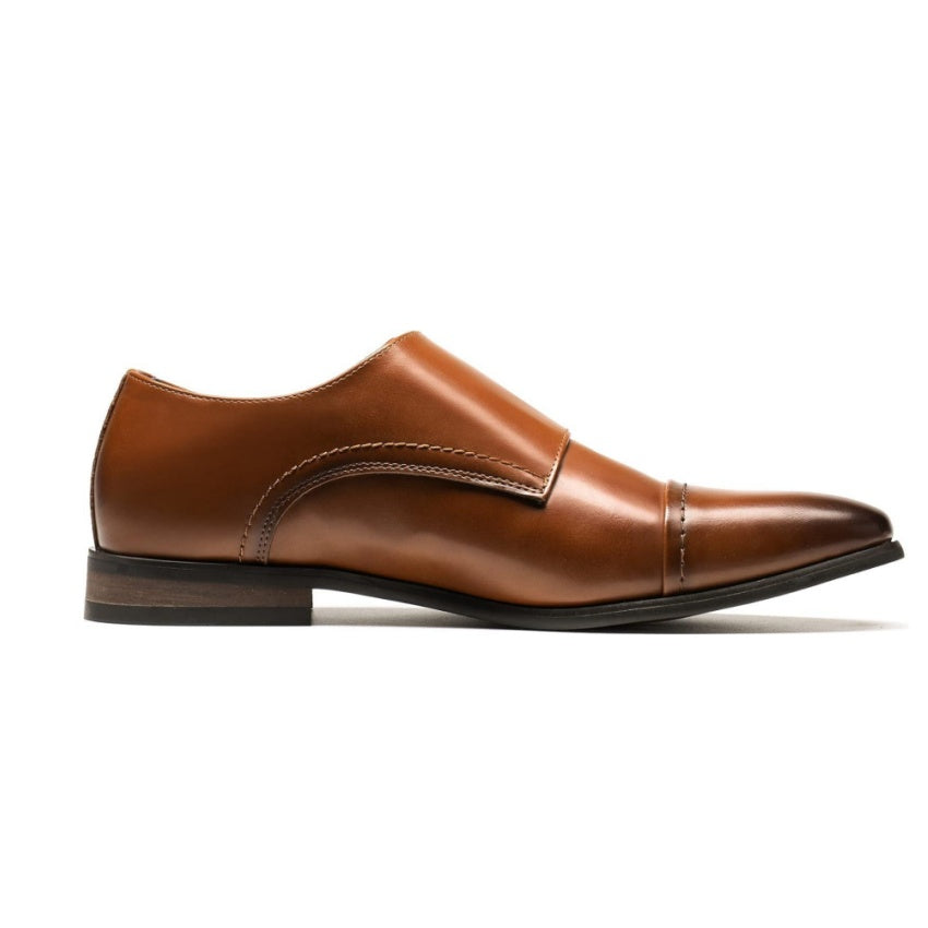 BRUNO MARC Mens Dress Loafers Slip On Monk Strap Shoes