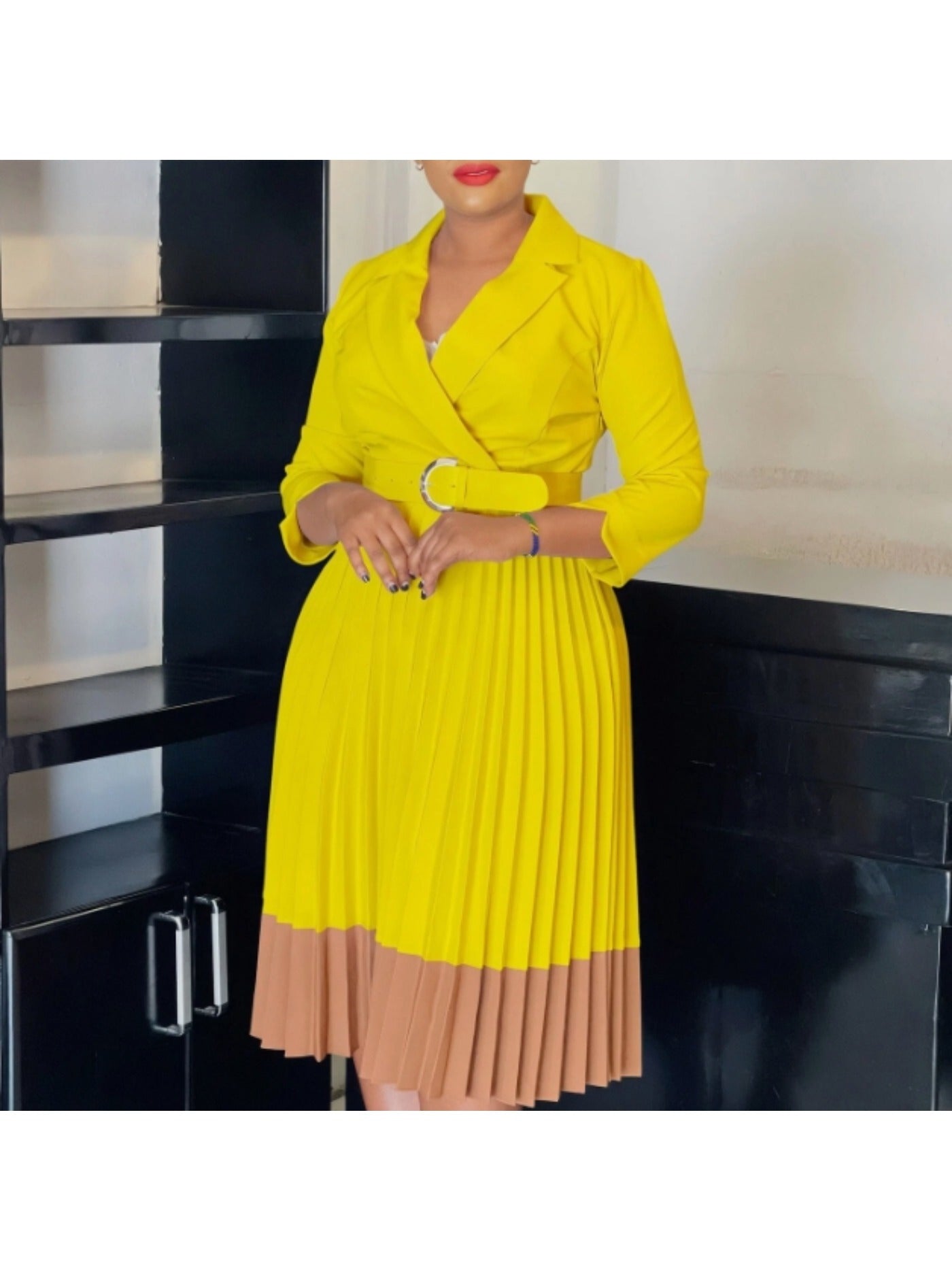 Elegant Satin Robe Midi Dress For Women Casual Summer
