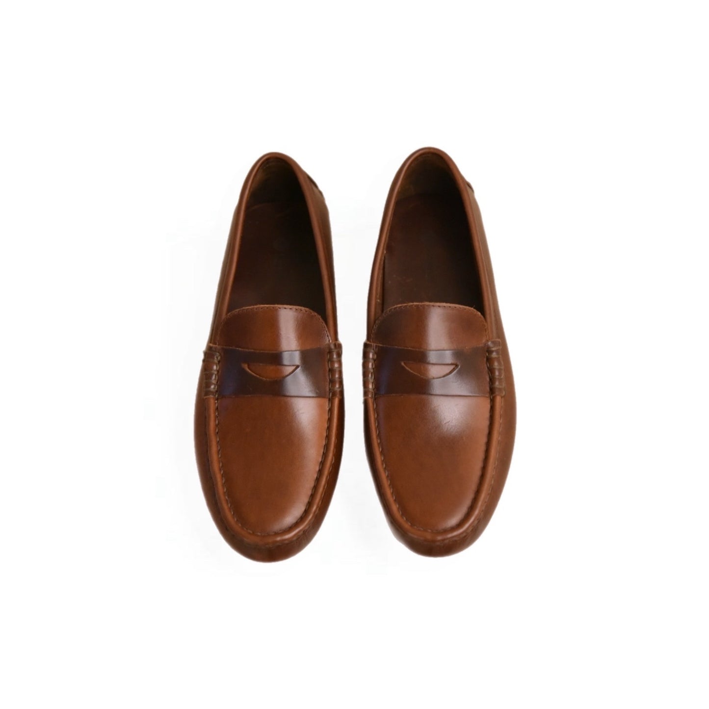 FROATS Oiled Leather Driving Moc Penny Loafer For Men