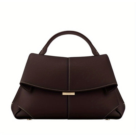 Genuine Leather Women's Messenger Bag by Fashionable Brand