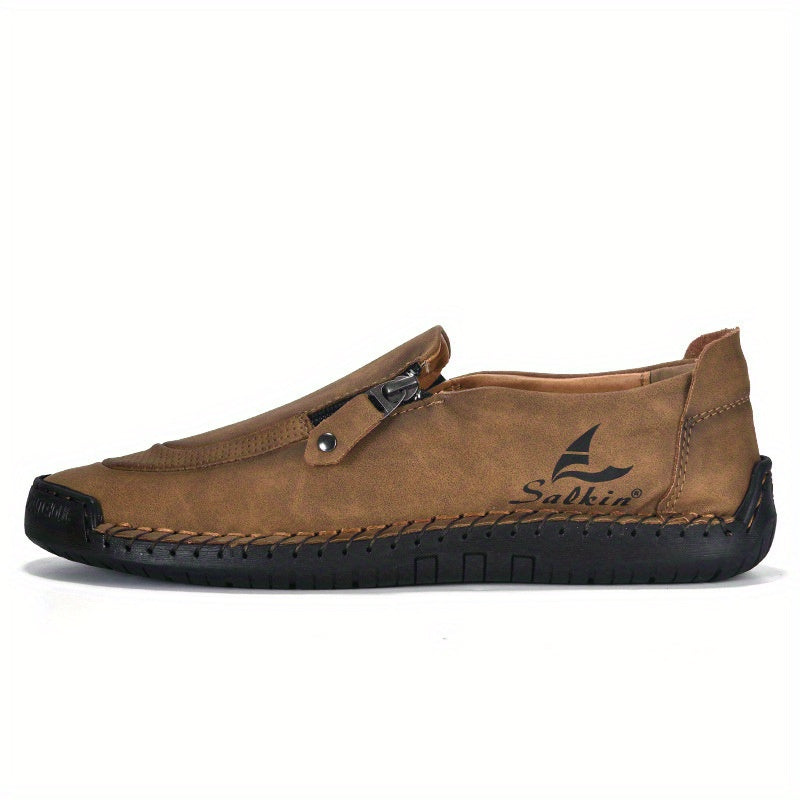 All Nations Emporium Men's Casual Shoes Zipper Closure