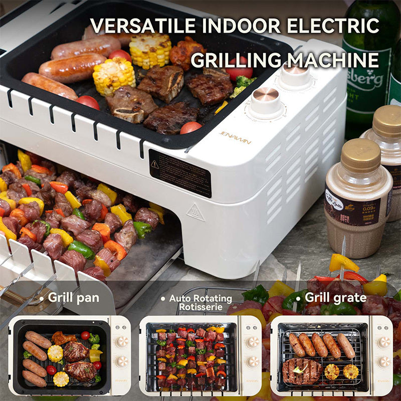 All Nations Emporium Smokeless Electric Grill Temp Control