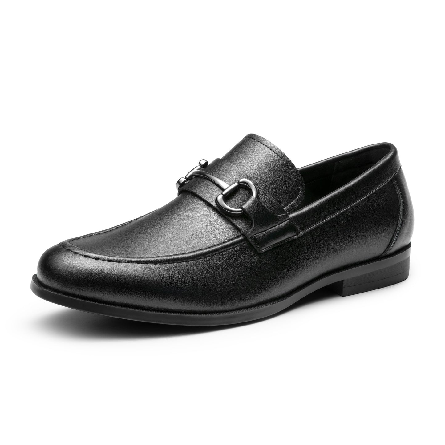 BRUNO MARC Men Classic Slip On Penny Loafers With Buckles