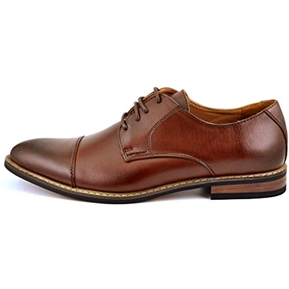 Bruno Marc Classic Modern Oxford Wingtip Lace Dress Shoes
