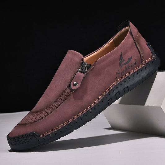 All Nations Emporium Men's Casual Shoes Zipper Closure