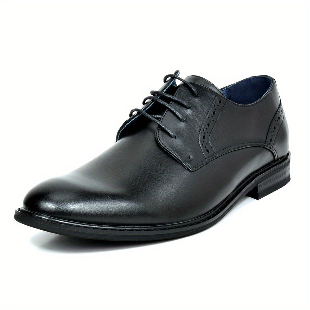 Bruno Marc Men's Wide Fit Perforated Dress Oxfords Casual
