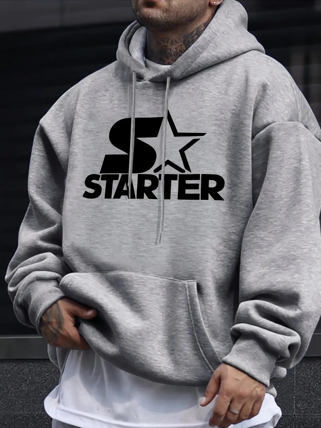 Starter Men's Hoodie Graphic Pullover Sweatshirt For Gym