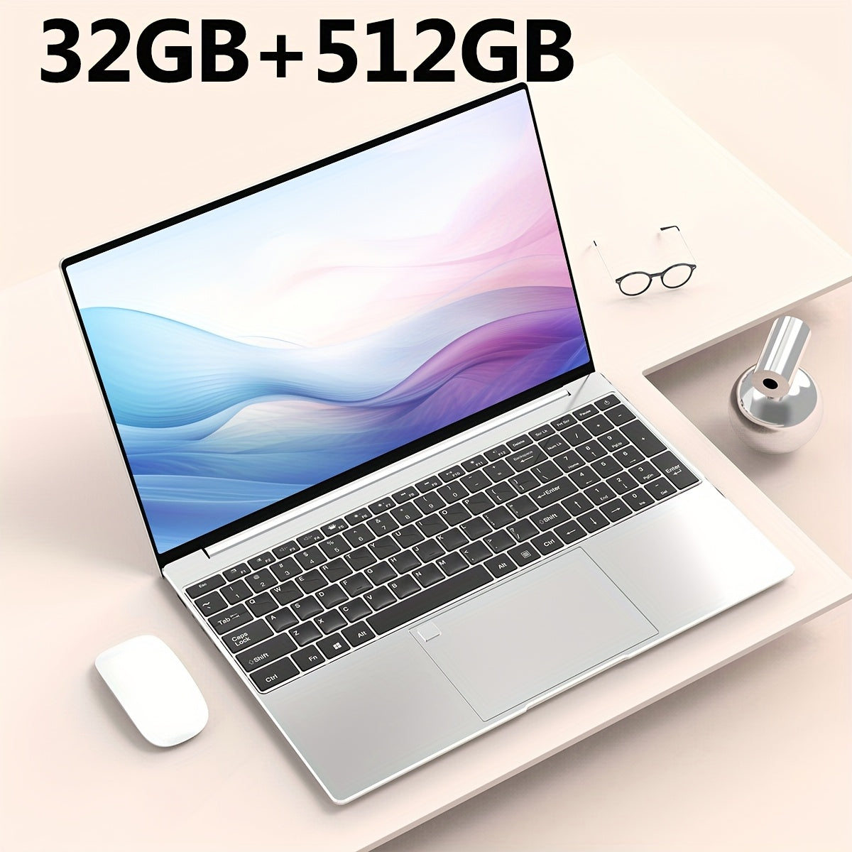 Celeron N5095 Laptop 32GB RAM 2TB SSD Privacy Camera