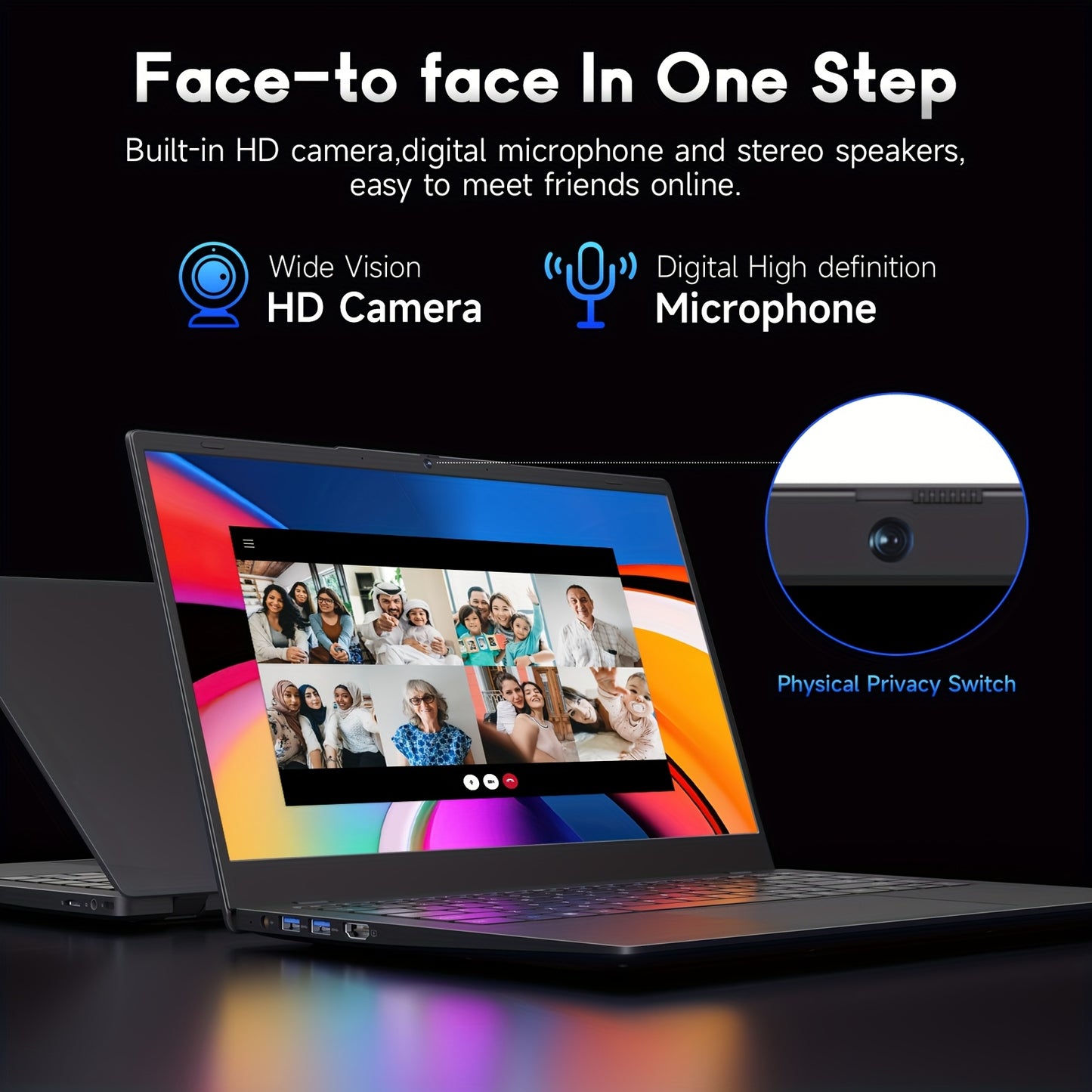 Founder Ultra Thin Gaming Laptop With Celeron N4000 CPU