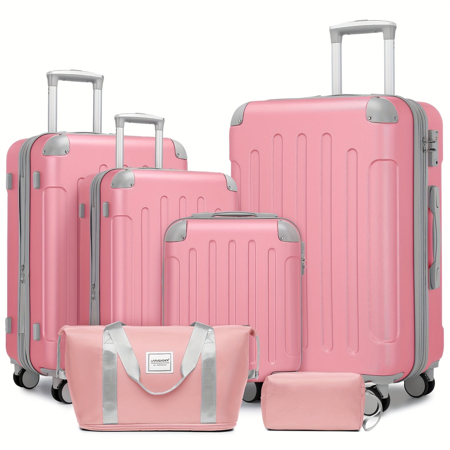 Hardside Luggage Set Expandable Spinner TSA Lock 6 Piece