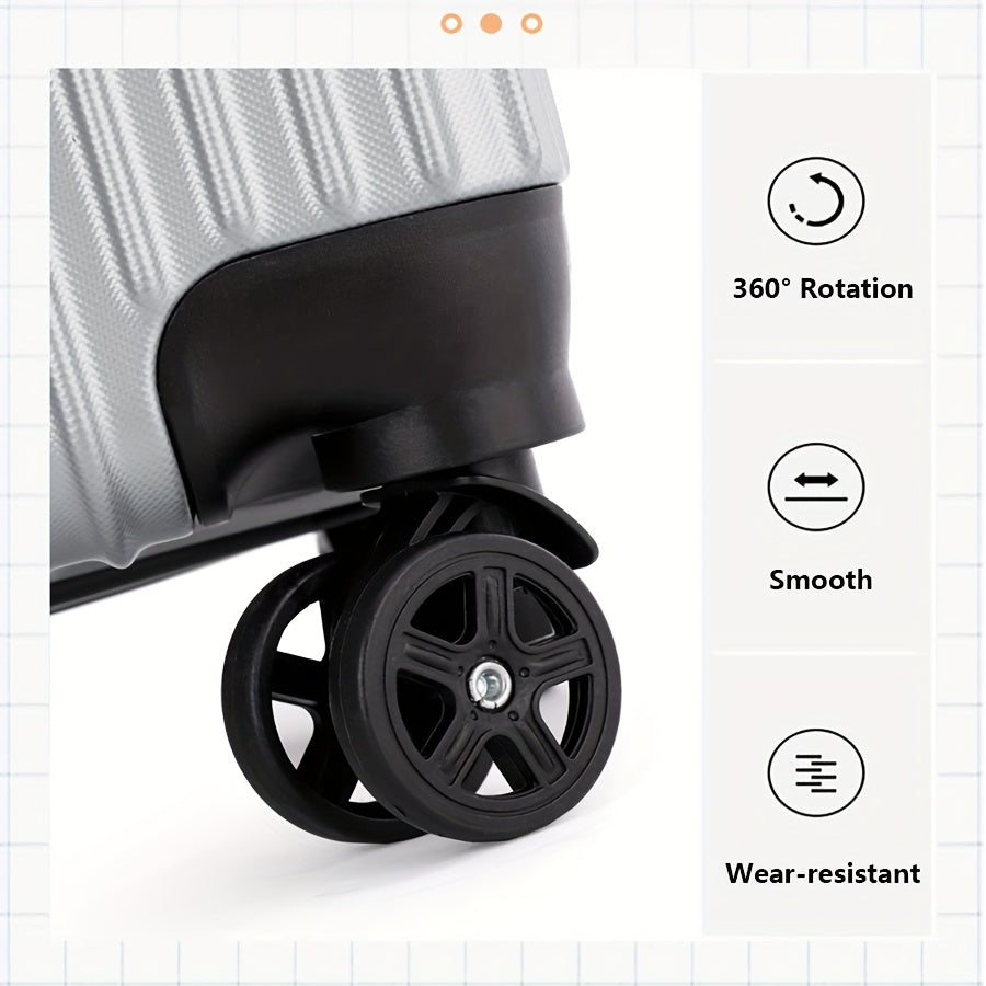 Hard Shell Spinner Suitcase With 360 Degree Wheels