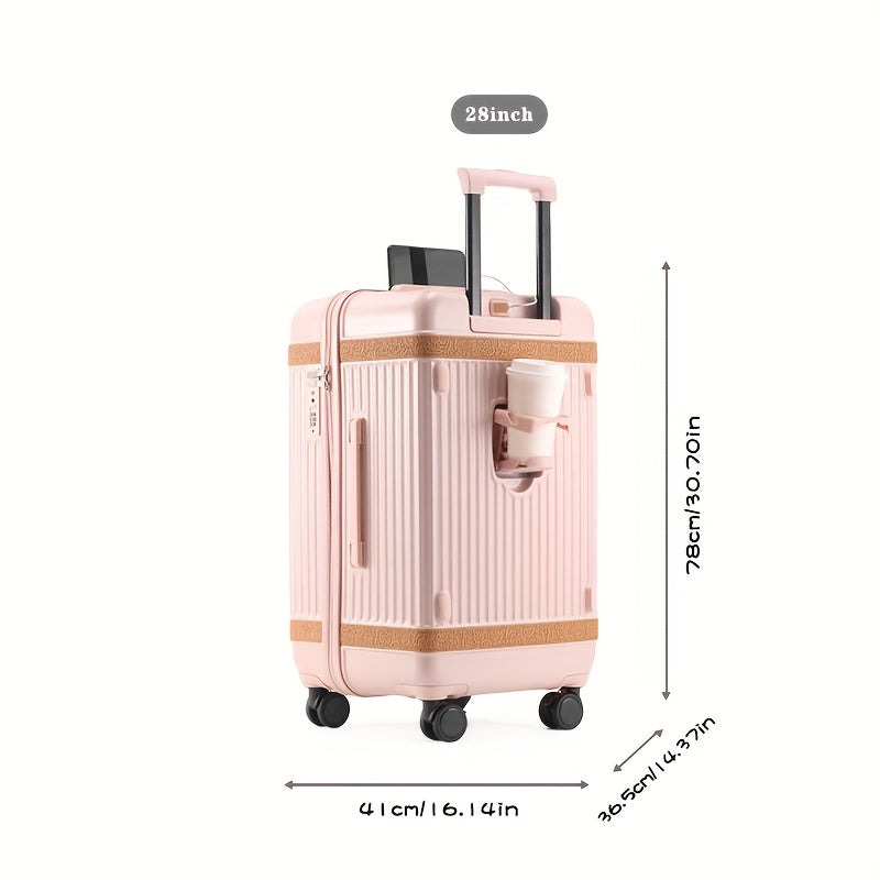 Capacity TSA Lock Suitcase With USB Port And 360 Wheels