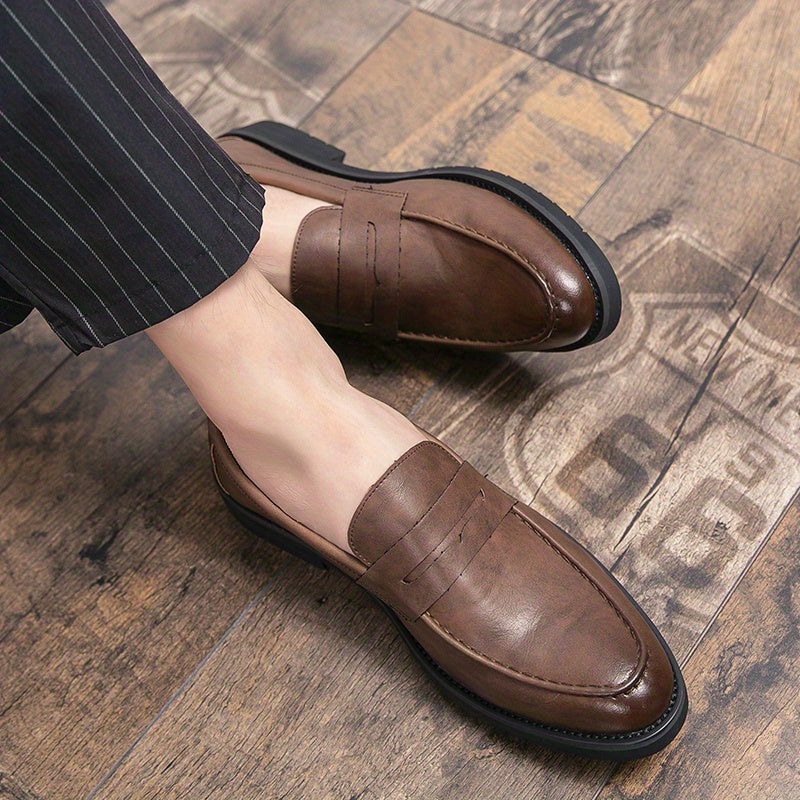 All Nations Emporium Men Formal Penny Loafers Slip On